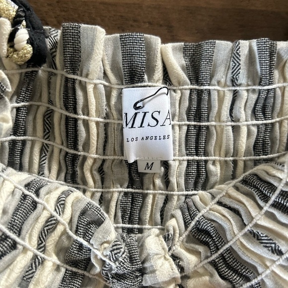 Misa Los Angeles Ruffled Cropped Blouse - Picture 2 of 3